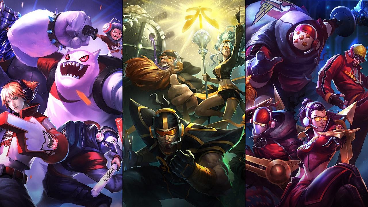 Retour des skins des Fnatic, TPA et SKT T1 Toute l